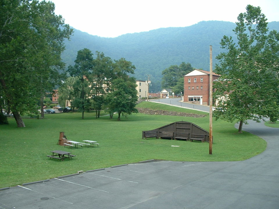 Addison (Webster Springs), WV: View from the Mineral Springs Motel
