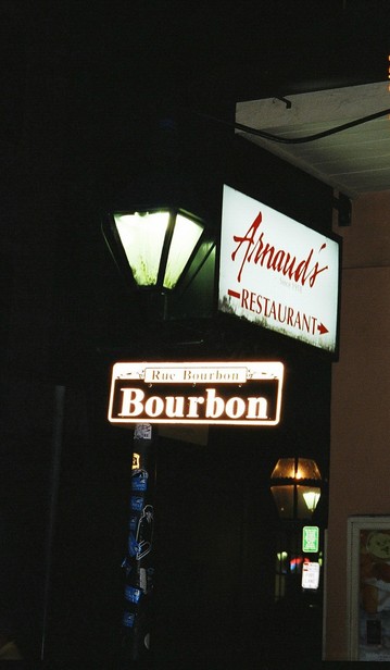 New Orleans, LA : Bourbon Street sign