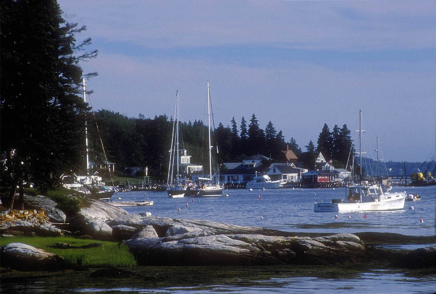 Boothbay, ME: Boothbay Harbor in the summer