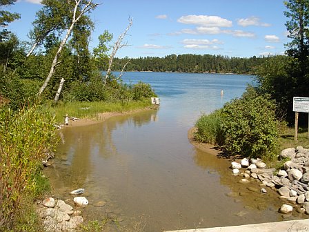 Park Rapids, MN : Big Sand Lake channel to Little Sand Lake photo