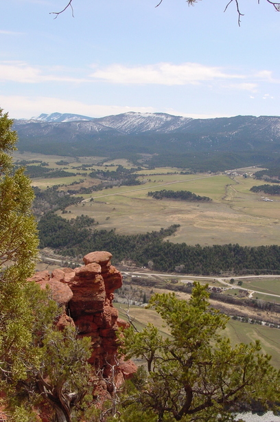 Carbondale, CO: Carbondale overlook from Mushroom Rock Hill