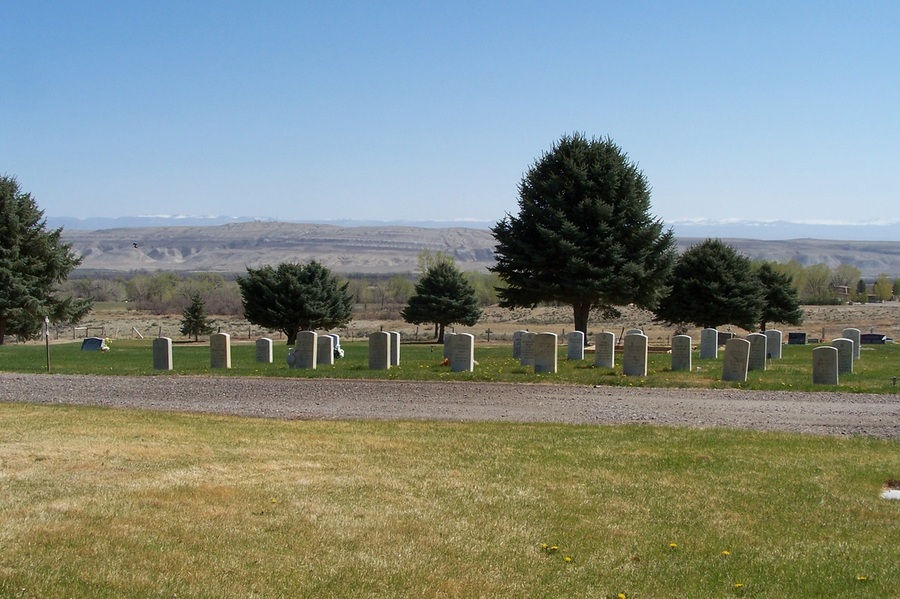 Basin, WY: The part of the Basin Cemetery