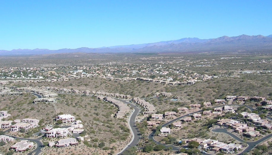 Fountain Hills, AZ : From my model airplane