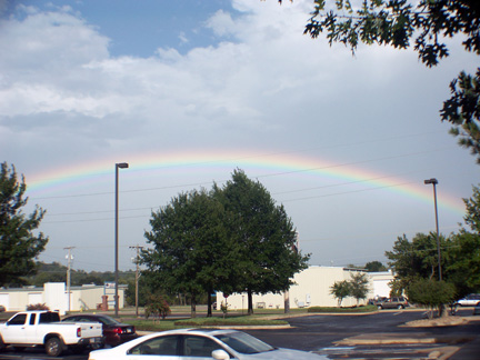 Fort Smith, AR: Rainbow over Fort Smith, AR