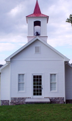 Blountville, TN: Replica of The Old First Baptist Church