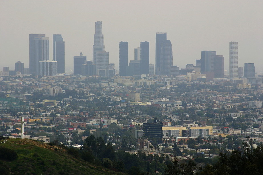 Los Angeles, CA : Los Angeles from Mulholland Drive