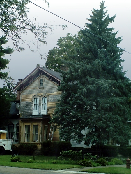 Oregon, IL : House under repair