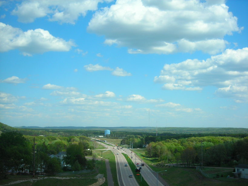 Eau Claire, WI : overlooking the north side