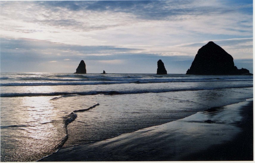 Cannon Beach, OR : sunset