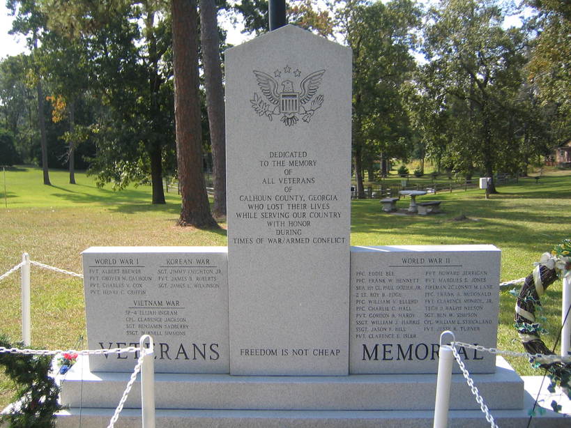 Arlington, GA: Calhoun County GA Veterans Memorial
