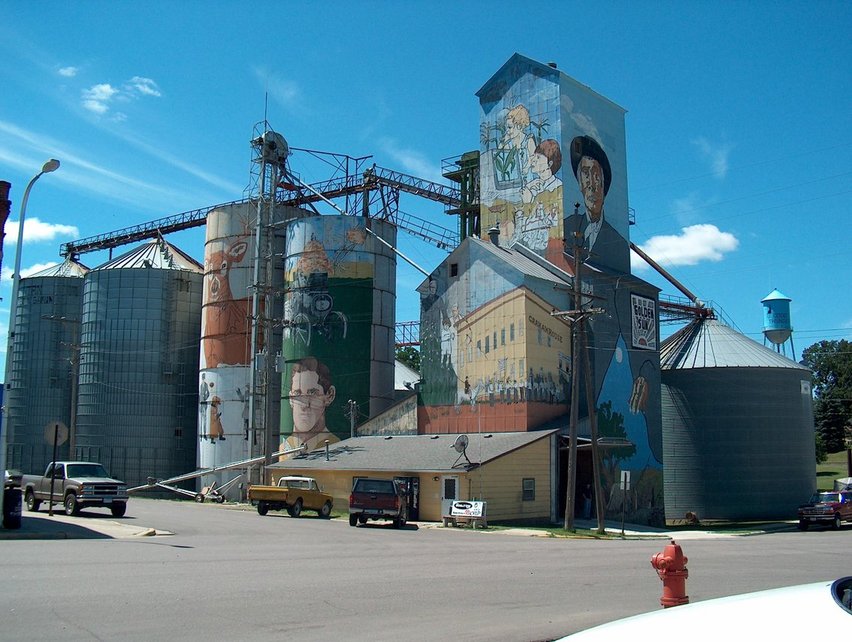 Cities In Ms >> Good Thunder, MN : Good Thunder grain elevator mural photo ... Cities In Ms >> Good Thunder, MN : Good Thunder grain elevator mural photo ...