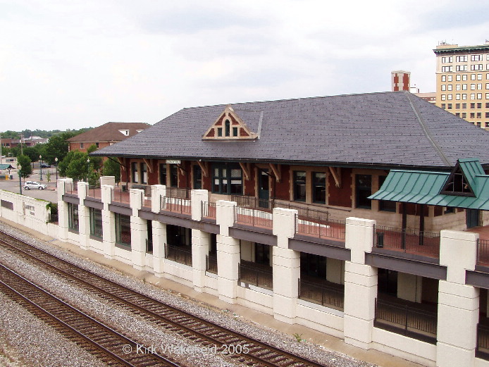 Lafayette, IN: Lafayette Big Four Depot, Centerpiece of the James F. Riehle Plaza.