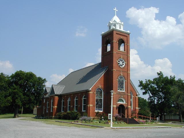 Krebs, OK : St. Joseph Catholic Church photo, picture, image (Oklahoma