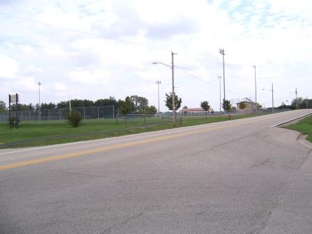 Newark, IL: park and ball field