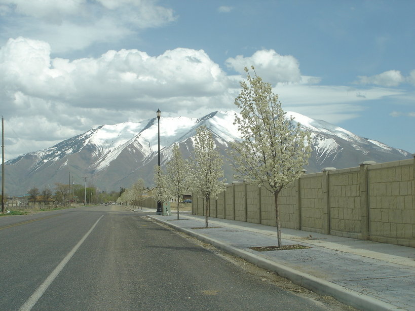 Spanish Fork, UT : Looking East towards Spanish Fork Peak, Spanish Fork