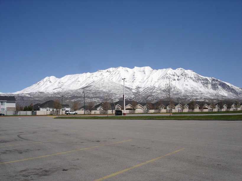 Orem, UT: Mt. Timpanogos from Orem, Utah