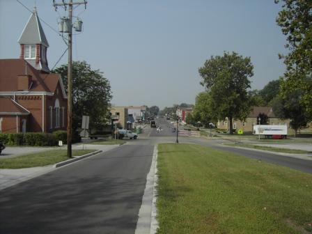 Havana, IL : view down main st havana