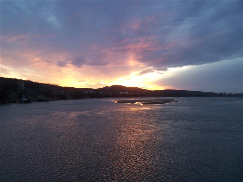 Sand Springs, OK : Arkansas River Bridge between Sand Springs and