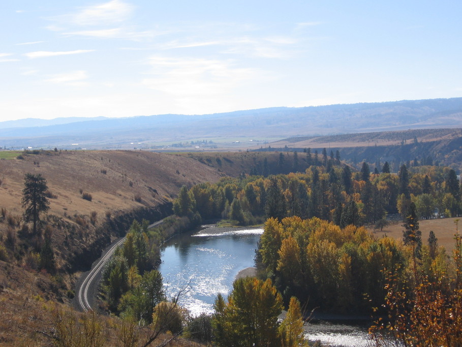 Thorp, WA Yakima River outside of Thorp photo, picture, image