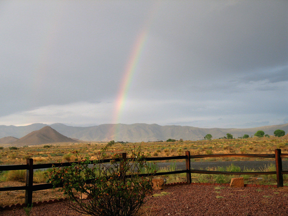 Kingman, AZ : Rainbow after a Monsoon Storm in August