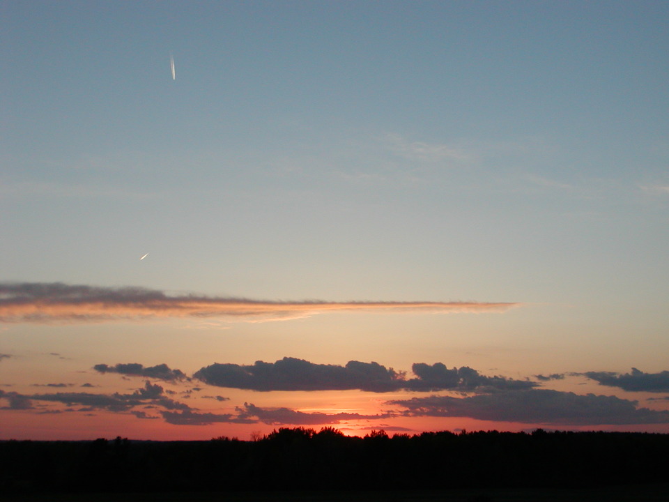 Iron River, WI: Sunset over Iron River