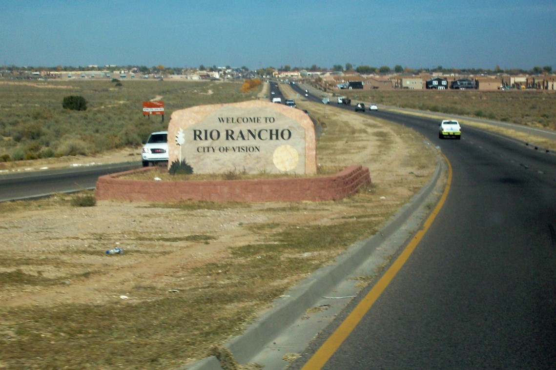 Rio Rancho, NM : Welcome to Rio Rancho from Unser Dr ...