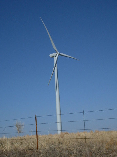 Corn, OK : Windmills 6 miles north of Corn