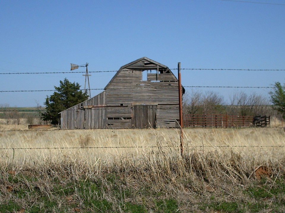abandoned farm