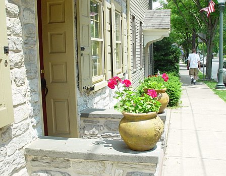 Lititz, PA: Window Shopping on East Main Street, Lititz, PA