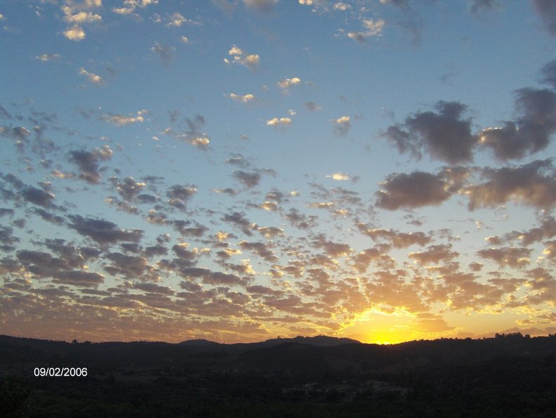 Bonsall, CA : Bonsall; sunset