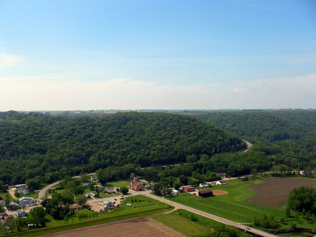 Elba, MN View of Elba from nearby fire tower photo, picture, image