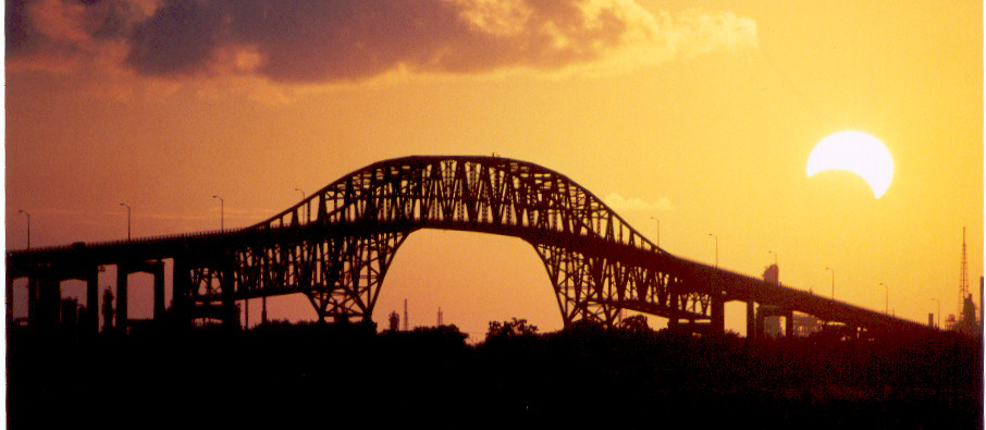 Port Arthur, TX: This is the MLK Bridge taken from Pleasure Island.