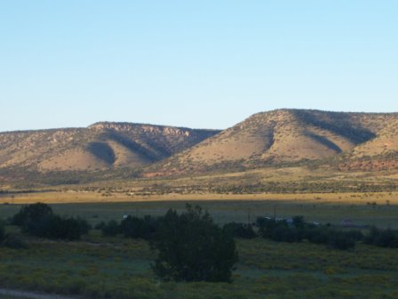 Seligman, AZ : seligman looking towards MT Humphries in flagstaff