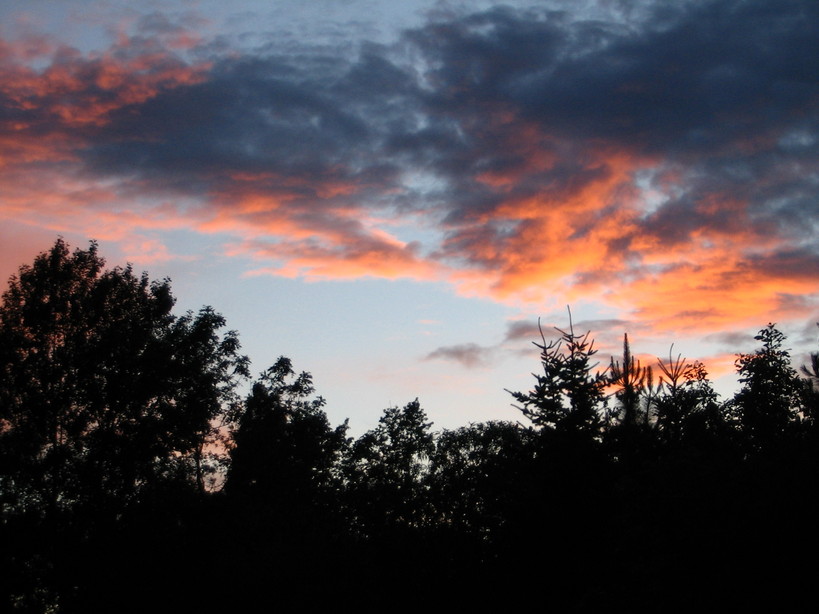 Hood River, OR : Hood River sunset from the westside