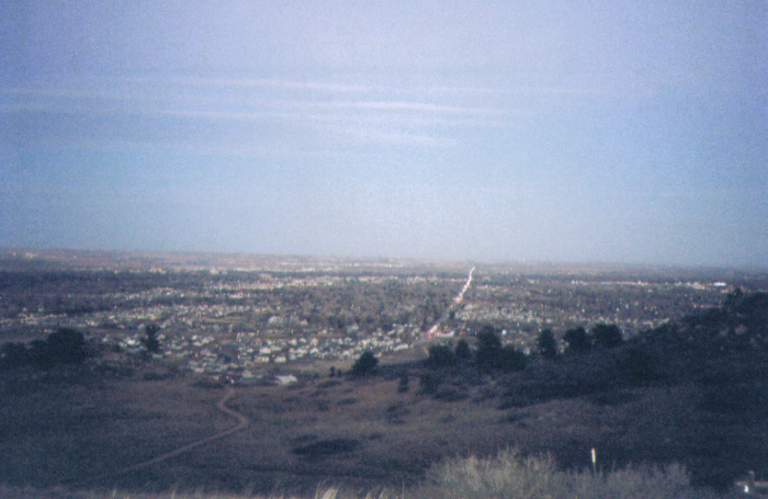 Fort Collins, CO: View of Fort Collins from Horsetooth Mt.