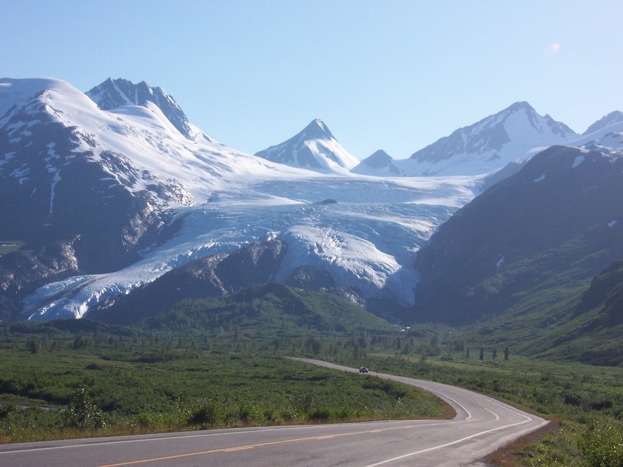 Valdez, AK: Worthington Glacier, just outside Valdez, Alaska