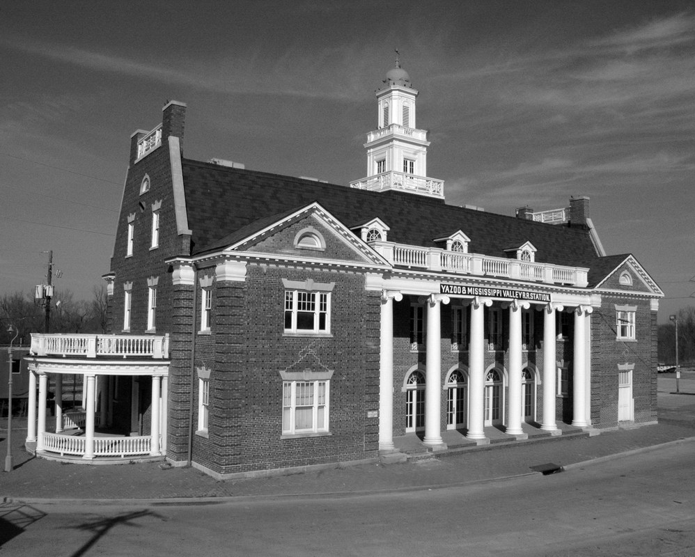 Vicksburg, MS: Yazoo and Mississippi Valley Railroad Depot.