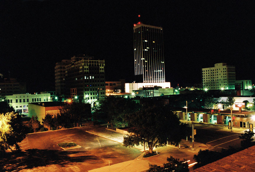 Amarillo, TX: Downtown Amarillo at night