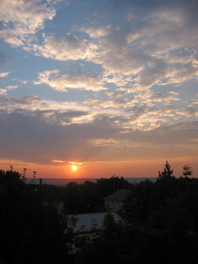 Martinsburg, WV: overlook at sunset