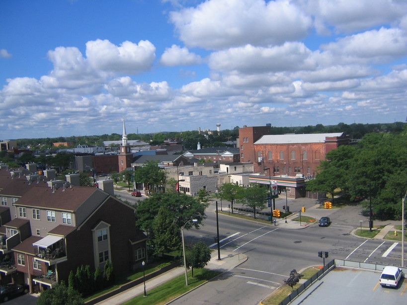 Wyandotte, MI: Downtown:View from the 7th Floor