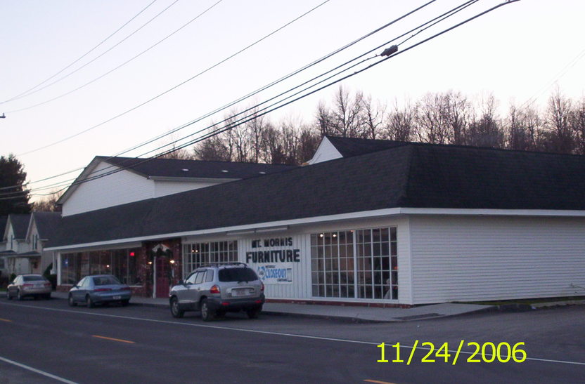 Mount Morris, NY: Historic Furniture Store on Main Street,in Mount Morris