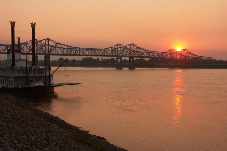 Natchez, MS: Mississippi River Bridge at Natchez, MS