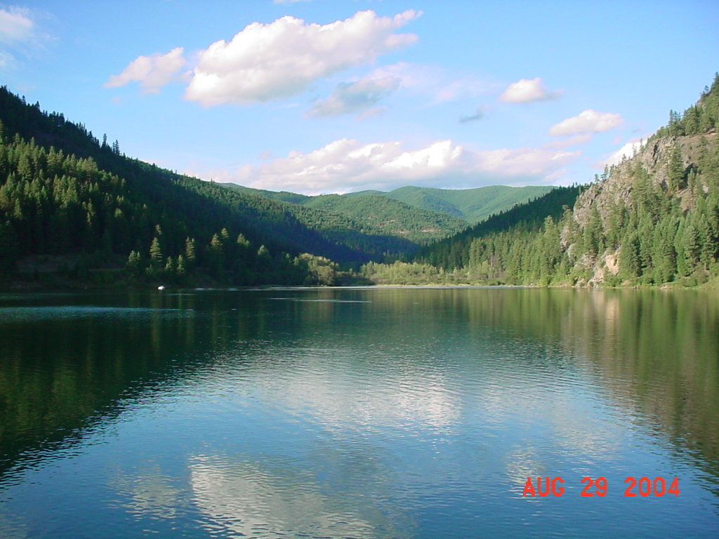 Trout Creek, MT The Vermillion River flows down from the mountains