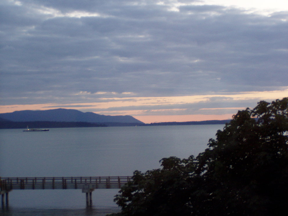 Bellingham, WA: Looking North from the Chrysalis Hotel