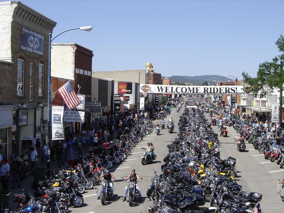 Sturgis Sd Sturgis Downtown During 66th Annual Bike