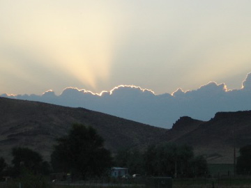Melba, ID : Sunset Over Melba