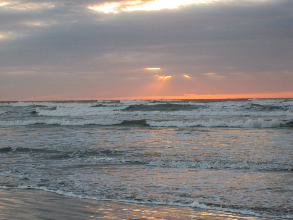 Port Aransas TX Ocean Morning In March