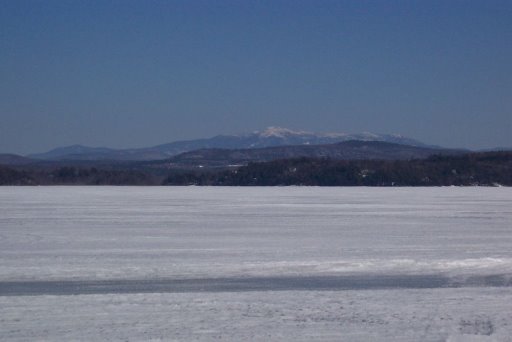 Colchester, VT: Malletts Bay Frozen, looking at the Bay rim.