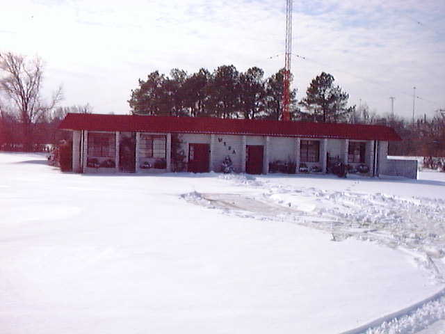 Emporia, VA Radio Station WEVA after snowstorm photo, picture, image