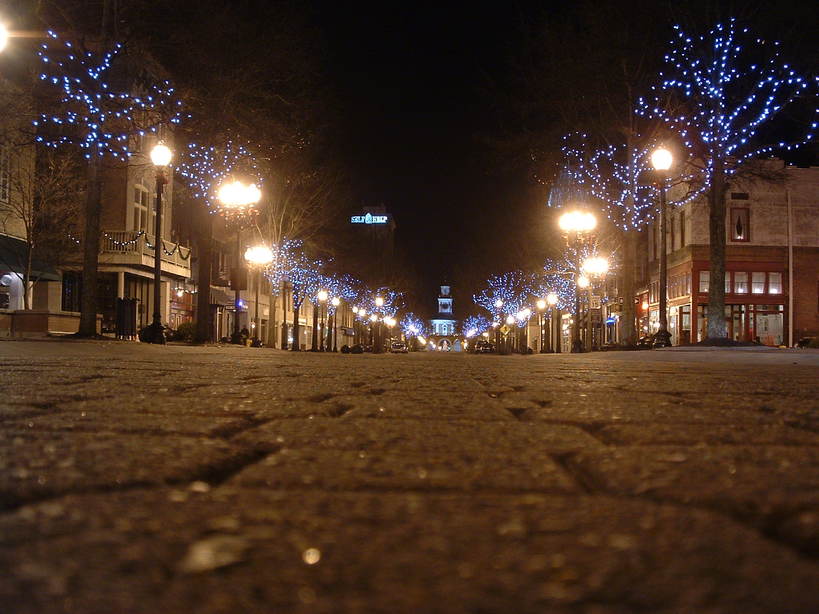 Fayetteville, NC: Hay St. looking East. December, 2006